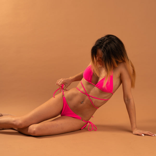 Premium Bikini Set in Hot Pink