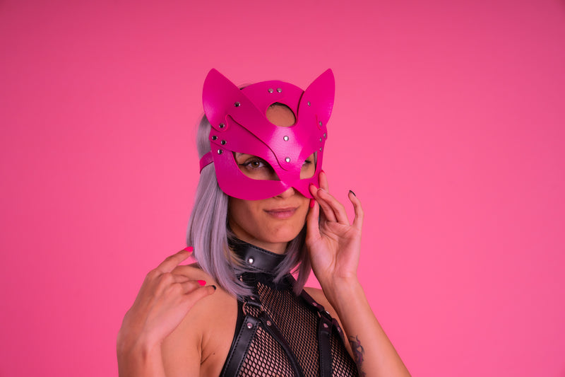 Premium Pink Cat Mask