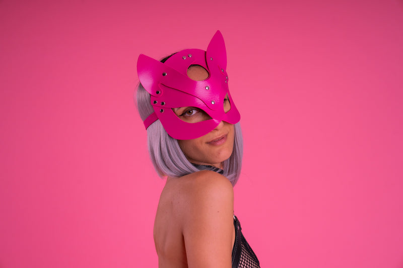 Premium Pink Cat Mask