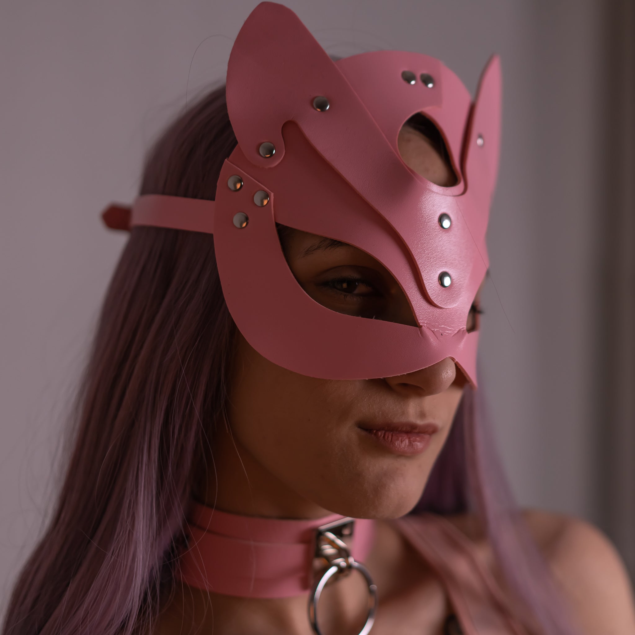 Premium Pink Cat Mask